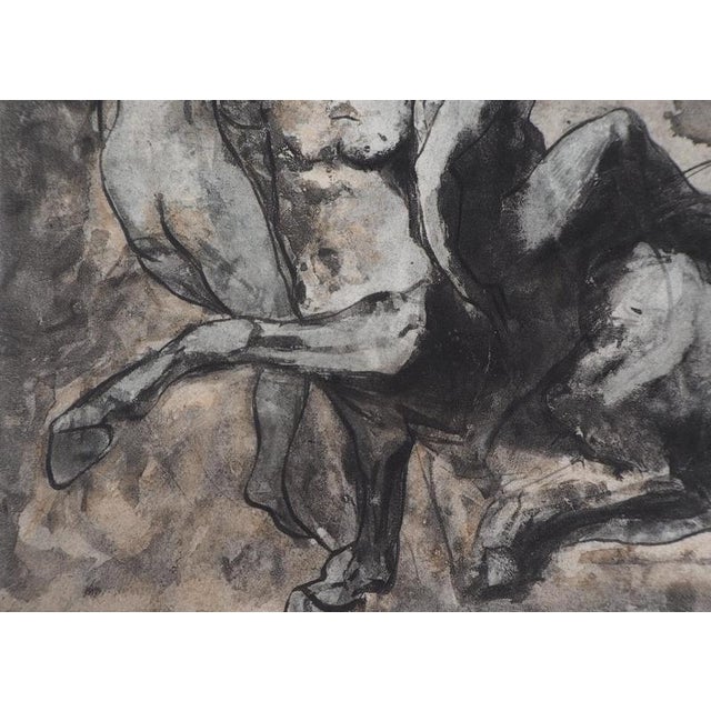 After Auguste Rodin, Nude, Centaur Abducting Two Women, Engraving For Sale - Image 5 of 7