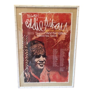 2005 Quiksilver Big Wave Surfing Contest Poster, Framed For Sale