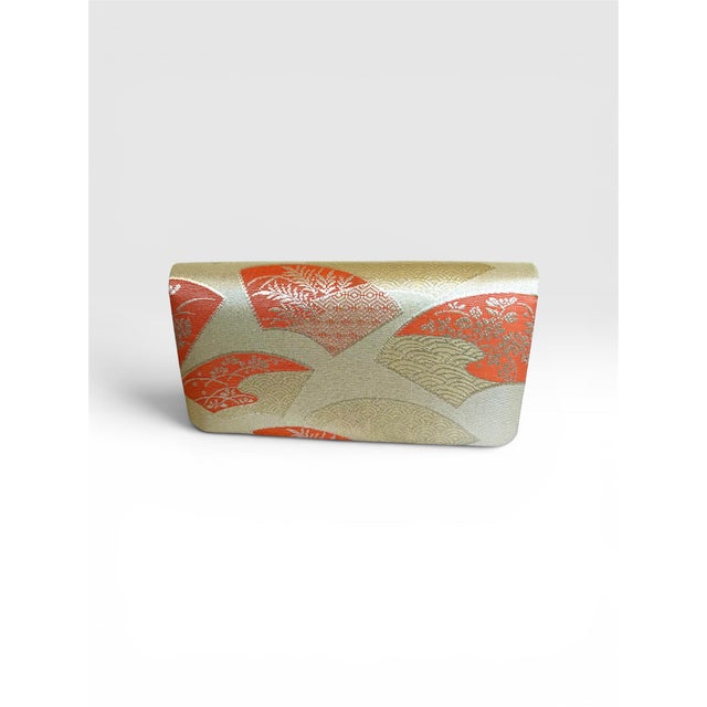 1970s 1970s Japanese Kimono Brocade Clutch For Sale - Image 5 of 13