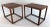 Interlocking Danish Mid Century Vitre of Denmark Pair of Cube Tables For Sale - Image 9 of 13
