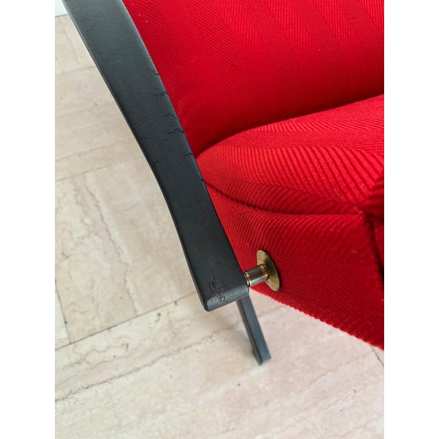 Italian Model P40 Reclining Chair by Osvaldo Borsani for Tecno, Italy, 1950s For Sale - Image 16 of 18