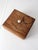 Vintage Oak Wood Storage Box For Sale - Image 10 of 10
