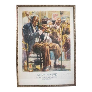 Top of the Week Music Poster Signed - Jazz Band For Sale