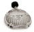 German Art Deco Silver Perfume Bottle, 1920s For Sale - Image 4 of 5