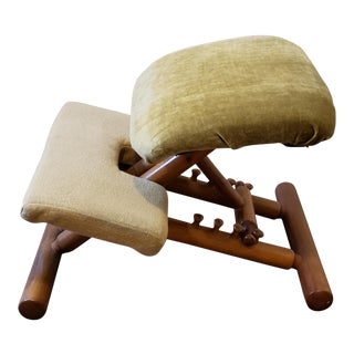 Vintage Mid Century Peter Opsvik for Stokke Westnofa Ergonomic Balans Kneeling Posture Chair For Sale