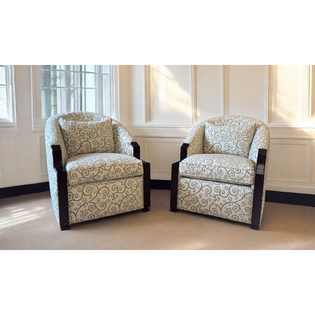 Cream Milo Baughman for Thayer Coggin Studio Mb Lounge Chairs, a Pair For Sale - Image 8 of 18