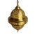 Indian Vintage Moroccan Brass Hemma Small Pendant Light For Sale - Image 3 of 8