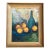 1970’s Original Impressionist Wine & Fruit Still Life Painting For Sale