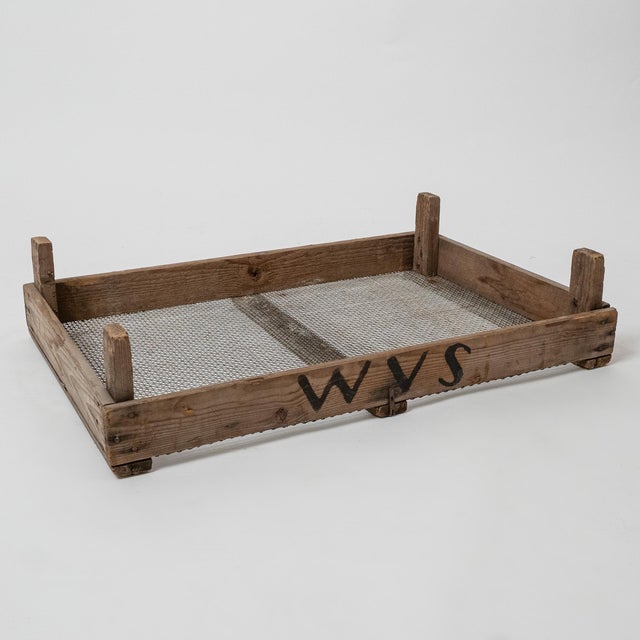 Antique Harvest Sieve – Rustic Wooden Grain Sifter For Sale - Image 9 of 14