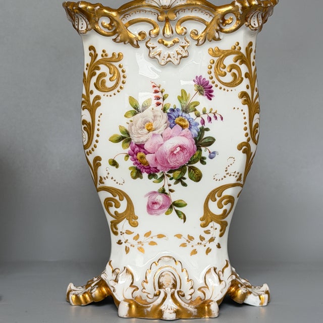 Porcelain Rococo Spill Vases from Jacob Petit, 1840, Set of 2 For Sale - Image 17 of 18