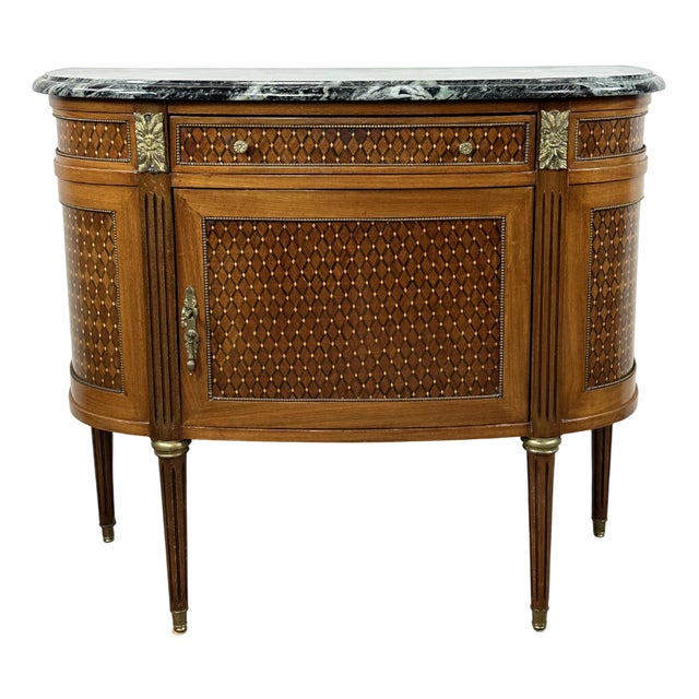 Louis XVI Half-Moon Commode, 1960s For Sale