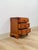 Vintage Mini Dresser Tiger Engraved Top Three Drawer Transitional Primitive For Sale - Image 14 of 14