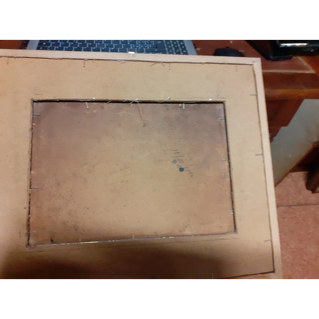 Blue Giovanni Colmo, Landscape, Oil Painting, 1920s, Framed For Sale - Image 8 of 9