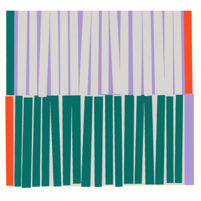 Bauhaus Josef Albers 1963 "Interaction of Color" Folder Xvi-3 Left Side Silkscreen Print For Sale - Image 3 of 7