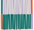 Bauhaus Josef Albers 1963 "Interaction of Color" Folder Xvi-3 Left Side Silkscreen Print For Sale - Image 3 of 7