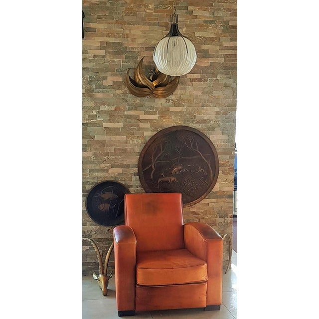 Mid-Century Modern Glass Ball Pendant Lamp by Angelo Brotto, Italy, 1960s For Sale - Image 3 of 18