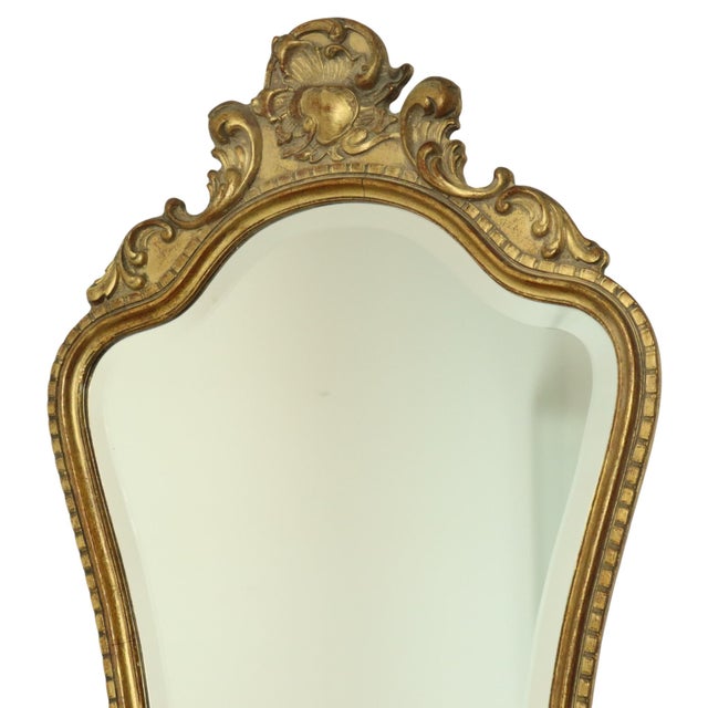 1960s Faceted Gold Leaf Mirror from Deknudt, 1960s For Sale - Image 5 of 18