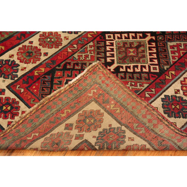 Textile Nazmiyal Collection Ancient Antique Caucasian Talish Rug For Sale - Image 7 of 7
