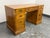 Campaign National Mt. Airy Campaign Oak Desk, Vintage For Sale - Image 3 of 12