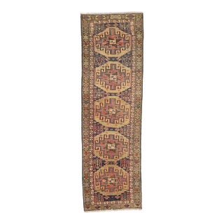 Antique Persian Malayer Rug Runner - 03'01 X 09'08 For Sale