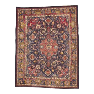 Late 20th Century Vintage Persian Mashhad Rug - 09'07 x 12'10