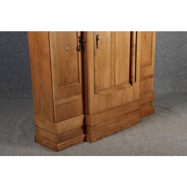 Art Nouveau Oak Bookcase, 1920s For Sale - Image 10 of 18