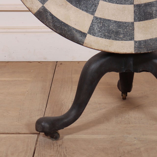 English Painted Tripod Table For Sale - Image 3 of 9