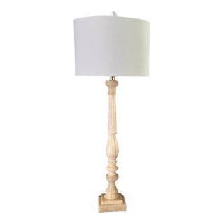 Restoration Hardware Style Neoclassical Column Lamp For Sale