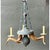 Contemporary Vintage Horn Motif Metal Hanging Light For Sale - Image 3 of 12