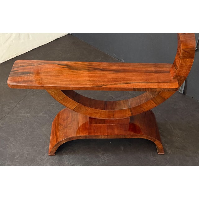 Art Deco Plant Stands or Etageres of Figured Walnut - Individually Priced For Sale In Austin - Image 6 of 11