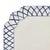 Italian Lemon Ceramic Serving Tray With Blue Lattice Rim 15" For Sale - Image 4 of 14