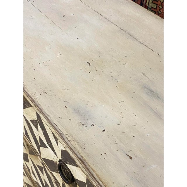 Antique English Painted Chest of Drawers/Dresser For Sale - Image 9 of 12