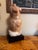 Vintage Large Modernist Female Form Pink Marble Sculpture For Sale - Image 4 of 8