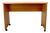 Vintage Mid-Century Modern Teak Rolling Desk or Console Table For Sale