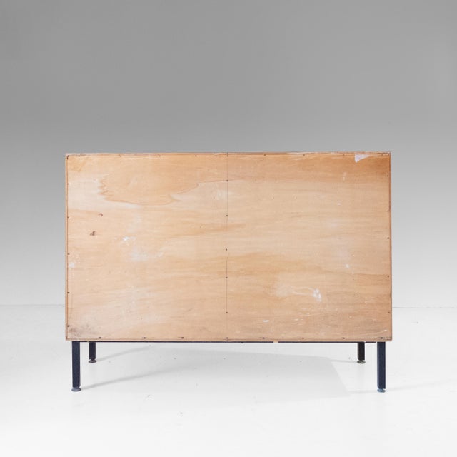 Mid-Century Modern Italian Teak Sideboard with Iron Legs and Brass Feet, 1960s For Sale - Image 11 of 12