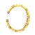 Vintage Italian 18k Gold Diamond Wide Cuff Bracelet For Sale - Image 12 of 16
