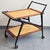 Vintage Rolling Bar Cart in Mahogany and Varnished Wood, 1950s For Sale - Image 17 of 17