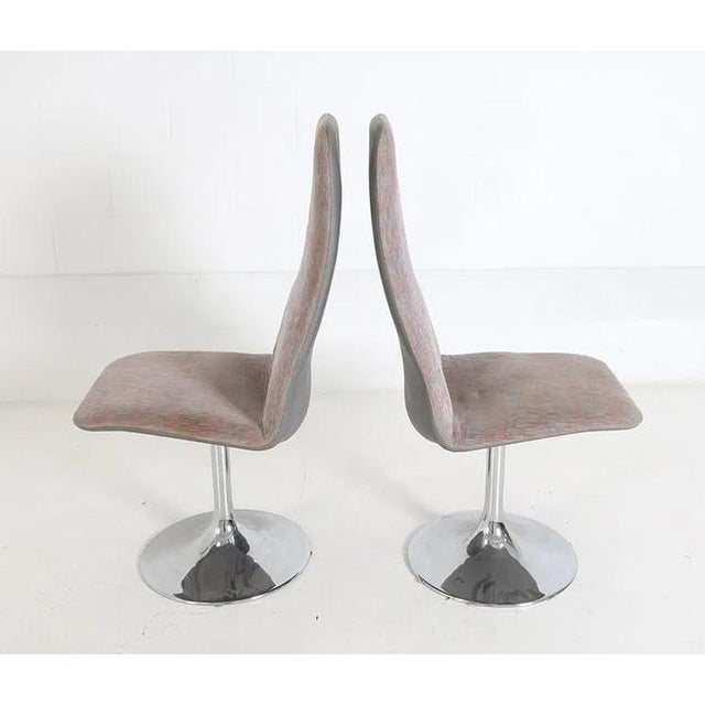 1970s Tulip Base Dining Set Johansen Design Markaryd Swedish Modern For Sale - Image 4 of 12