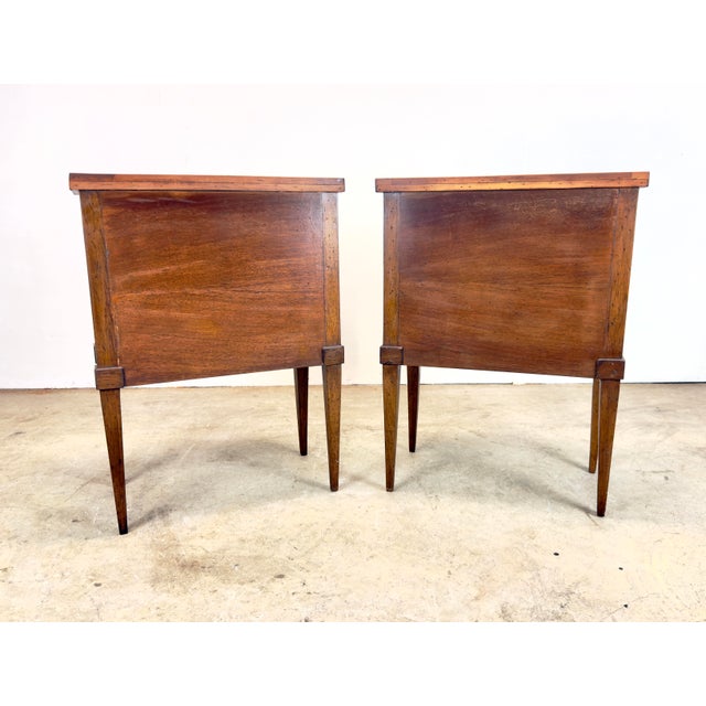 Early 20th Century French Louis XVI Style Nightstands Side Tables, Italy For Sale - Image 9 of 12
