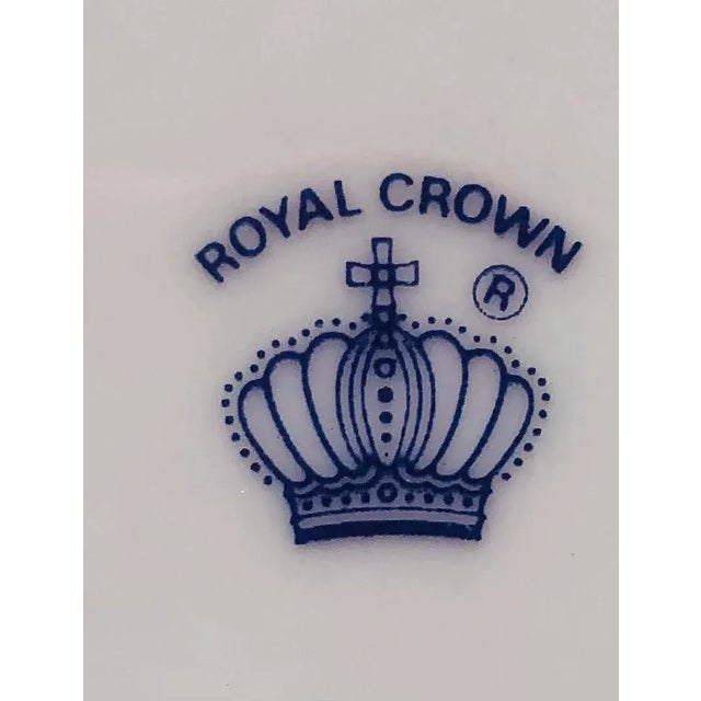 Vintage Royal Crown Fine China Floral Mix Color Plates- Set of 10 For Sale In New York - Image 6 of 7