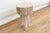 Rustic Thick Top Rustic Round Side Table For Sale - Image 3 of 6