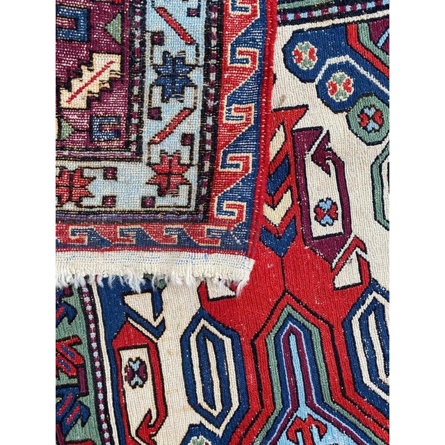 Vintage Caucasian Soumak Rug, 1950s For Sale - Image 14 of 15
