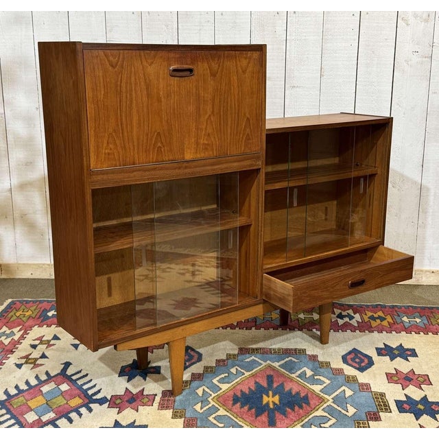 Wood English Teak Bar, 1970s For Sale - Image 7 of 18