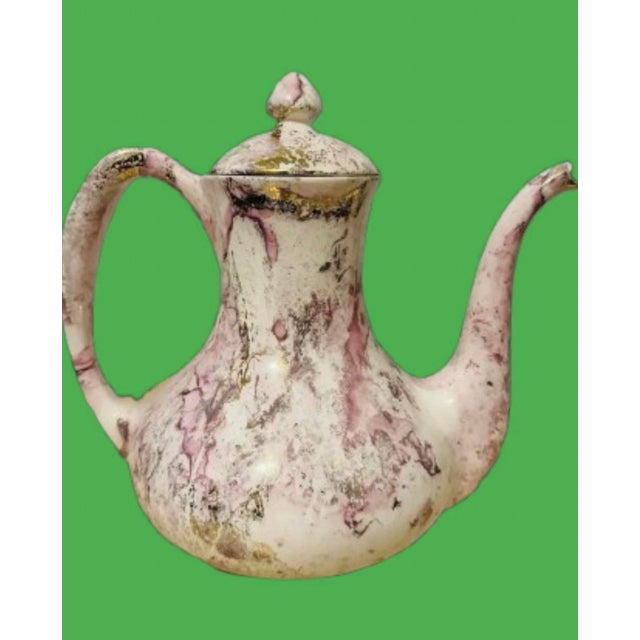 Blush Sascha Brastoff Surf Ballet Tea & Coffee Serving Set - 29 Pieces For Sale - Image 8 of 12