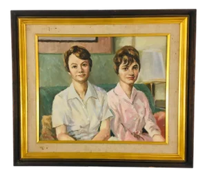 Vintage Oil on Canvas, Listed Artist