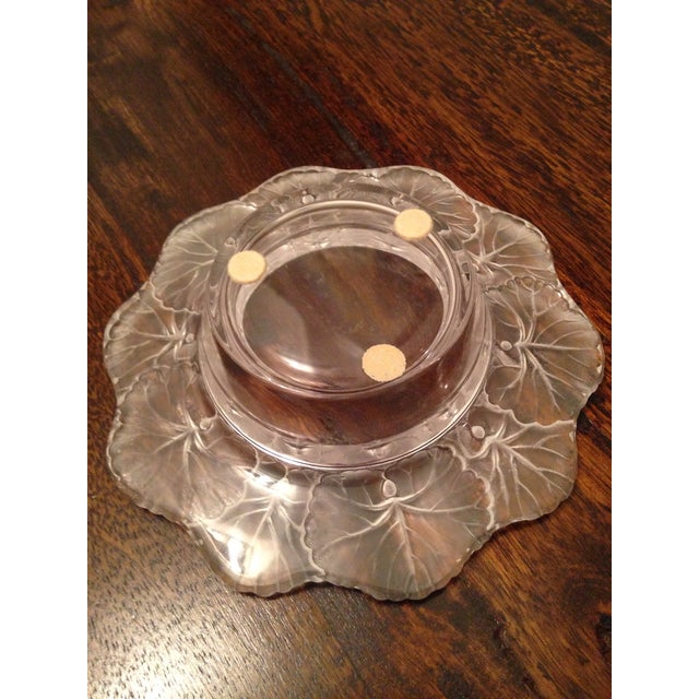 Vintage Lalique Crystal Saucer Chairish