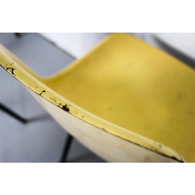 Metal Fiberglass Dining Chairs from KVZ Semily, 1950s, Set of 4 For Sale - Image 7 of 9