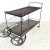 Woodard Wrought Iron Bar Serving Cart For Sale In Houston - Image 6 of 8