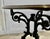 Victorian Cast Iron Scroll Work Occasional Table For Sale - Image 4 of 10