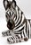 Italian Mid Century Porcelain Sculpture of Seated Zebra, Circa 1970s For Sale - Image 10 of 11